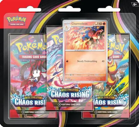 Pokemon- Chaos Rising – 3 Pack Blister